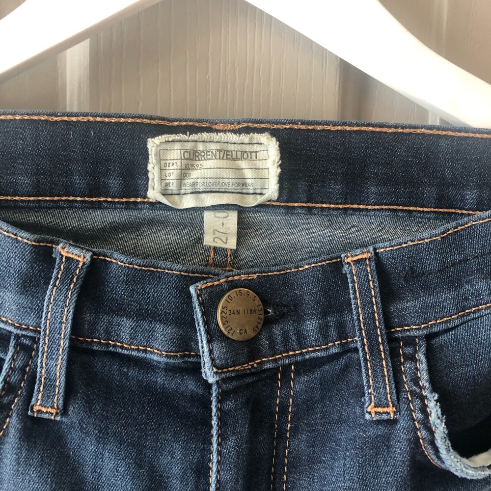 Current Elliott Typhoon Skinny Low Rise Stiletto Jean, 27 - Picture 5 of 5